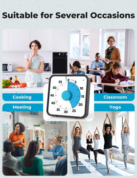 LIORQUE kitchen timer helps manage cooking tasks with visual progress.