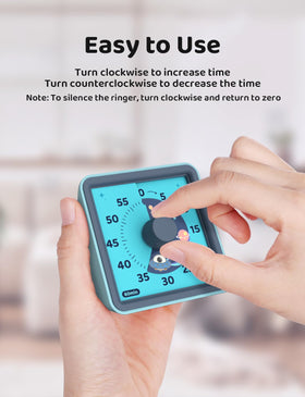 LIORQUE non-ticking alarm reduces distractions during study