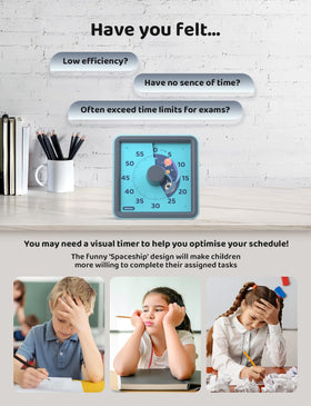 LIORQUE pomodoro timer with silent operation for focused work sessions