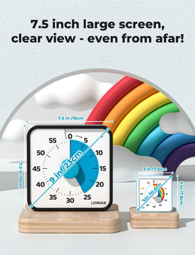 LIORQUE classroom timer supports focused blocks like Pomodoro.