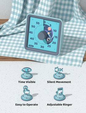 LIORQUE timer with easy knob adjustment simplifies time setting