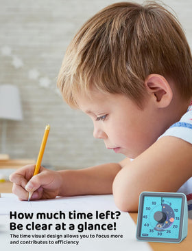 LIORQUE visual countdown timer aiding students in time management without numbers