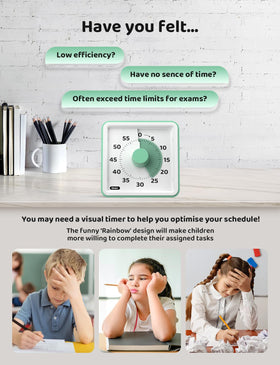 LIORQUE 60-minute dial timer helps manage long tasks.