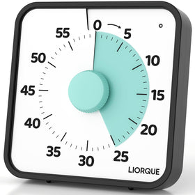 LIORQUE visual timer 7.5-inch front view for quick time awareness