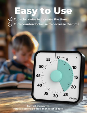 LIORQUE timer used by kids to stay focused during study
