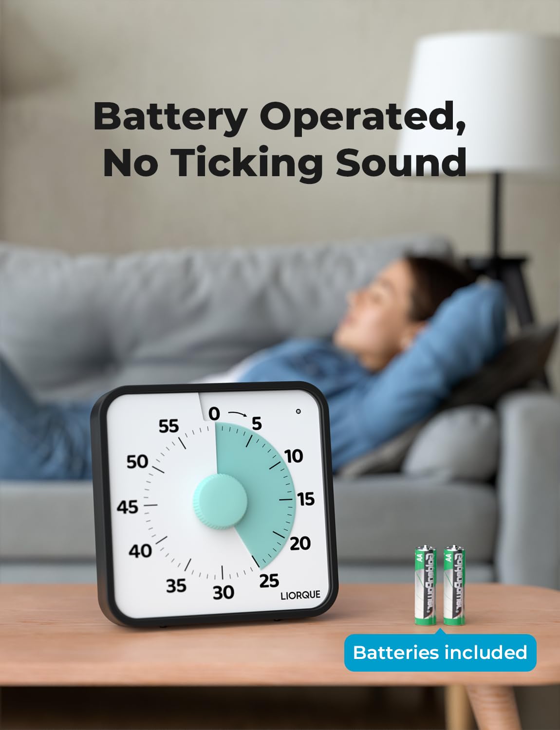 LIORQUE kitchen timer use for visual countdown while cooking
