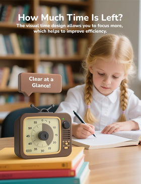 LIORQUE Visual Timer alarm duration selectable 5 or 30 seconds.