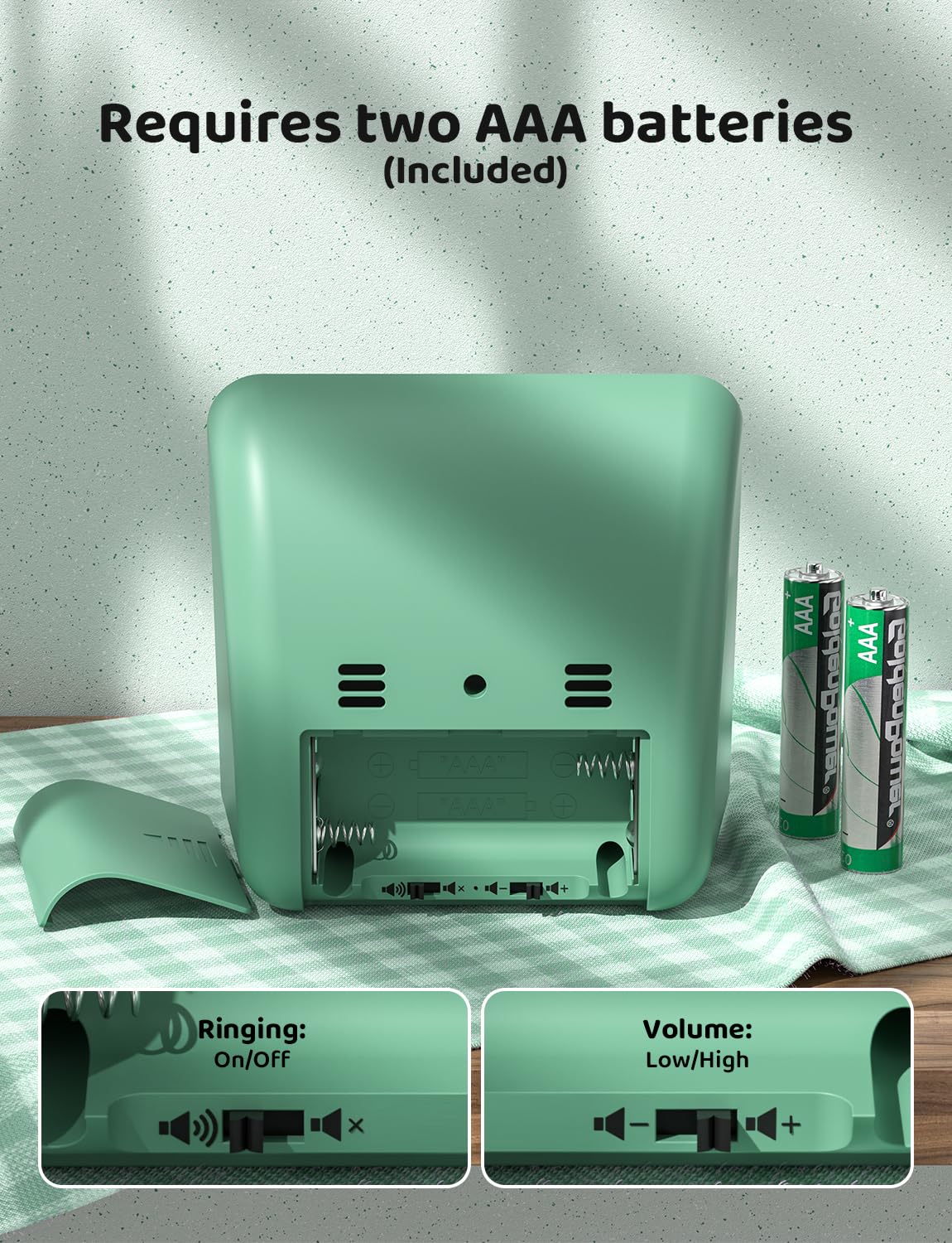 LIORQUE visual timer arrives with batteries for immediate use.