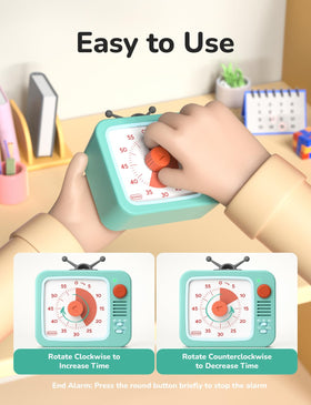 LIORQUE Visual Timer buzzer with adjustable volume and duration