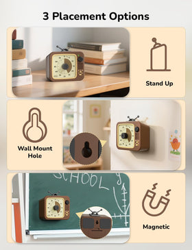 LIORQUE Visual Timer suitable for classroom and kitchen uses.