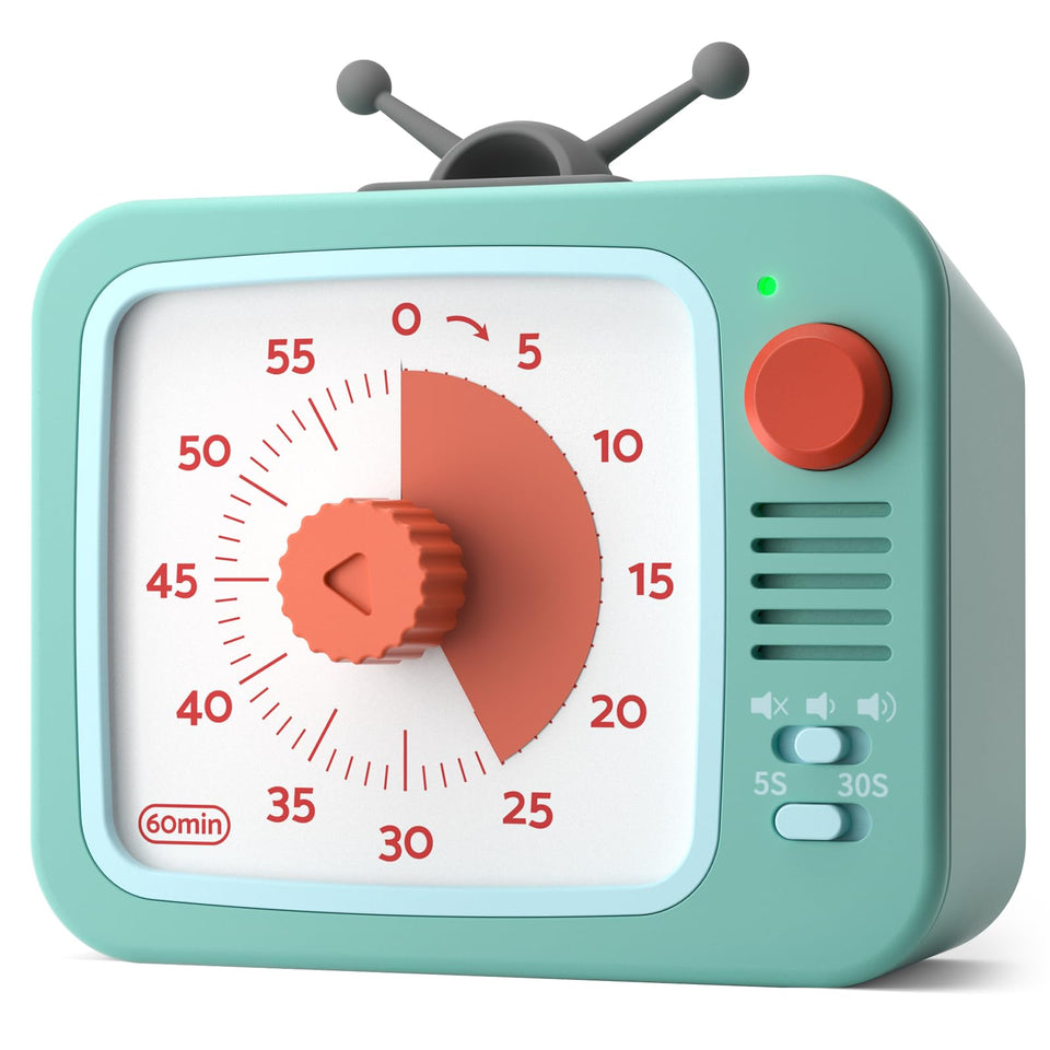 LIORQUE Visual Timer with pause button for simple control in classroom
