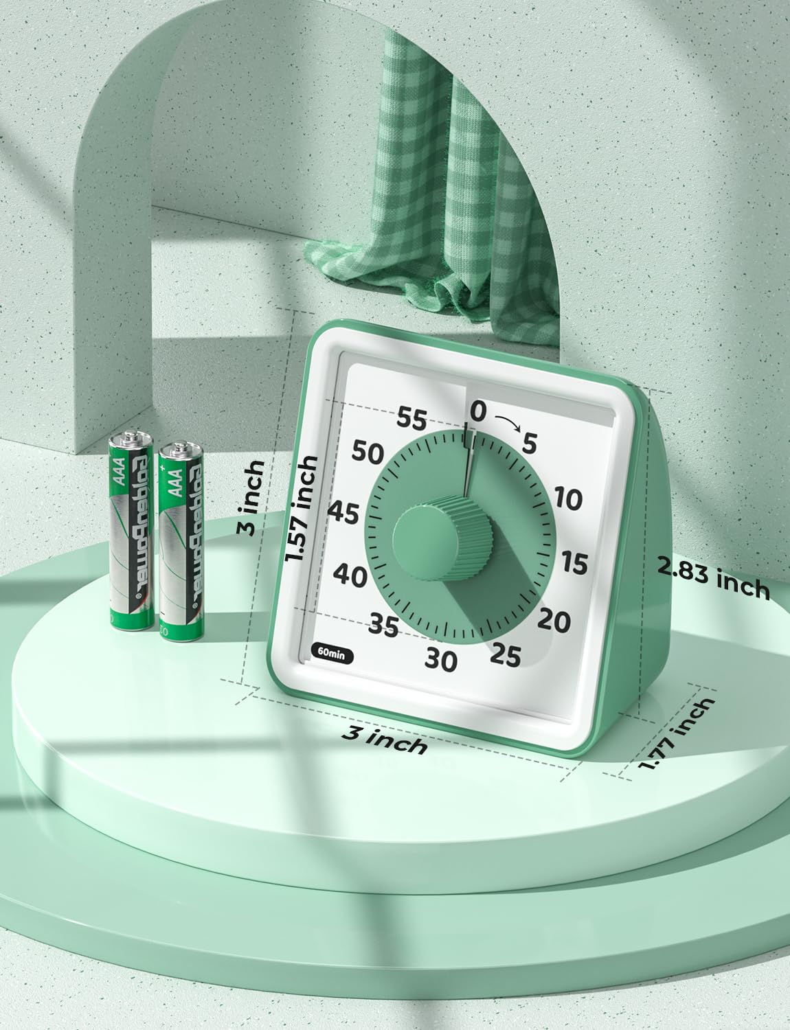 LIORQUE no-ticking design reduces distractions during activities.