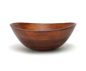 Lipper International bowl requires hand wash to preserve the finish.