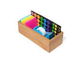 Lipper International bamboo box in bathroom for cosmetics and jewelry