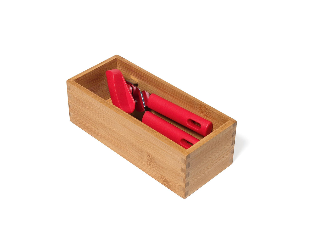 Lipper International bamboo organizer spaces spices and small kitchen items