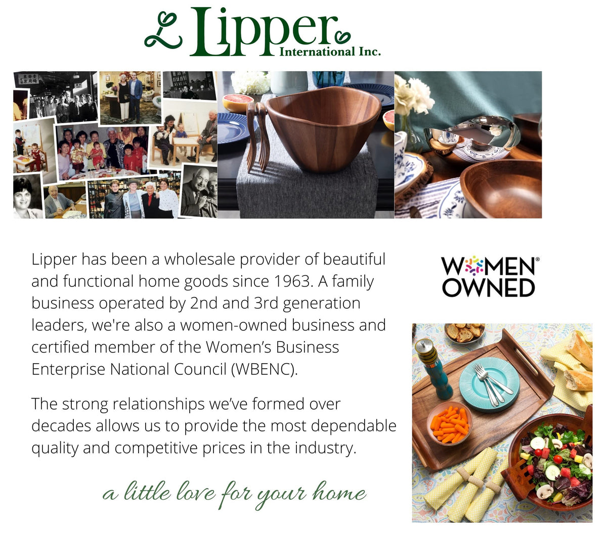 Lipper International serving bowl in cherry finish rubberwood, perfect for salads or side dishes.