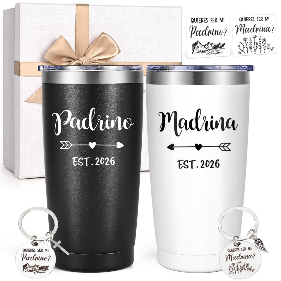 LiqCool godparents proposal gift box ready to gift for baptism celebrations.