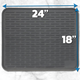 LISH entryway shoe mat silicone keeps floors dry and organized.