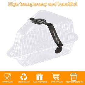 LISHINE transparent cake box highlights bakery creations for customers