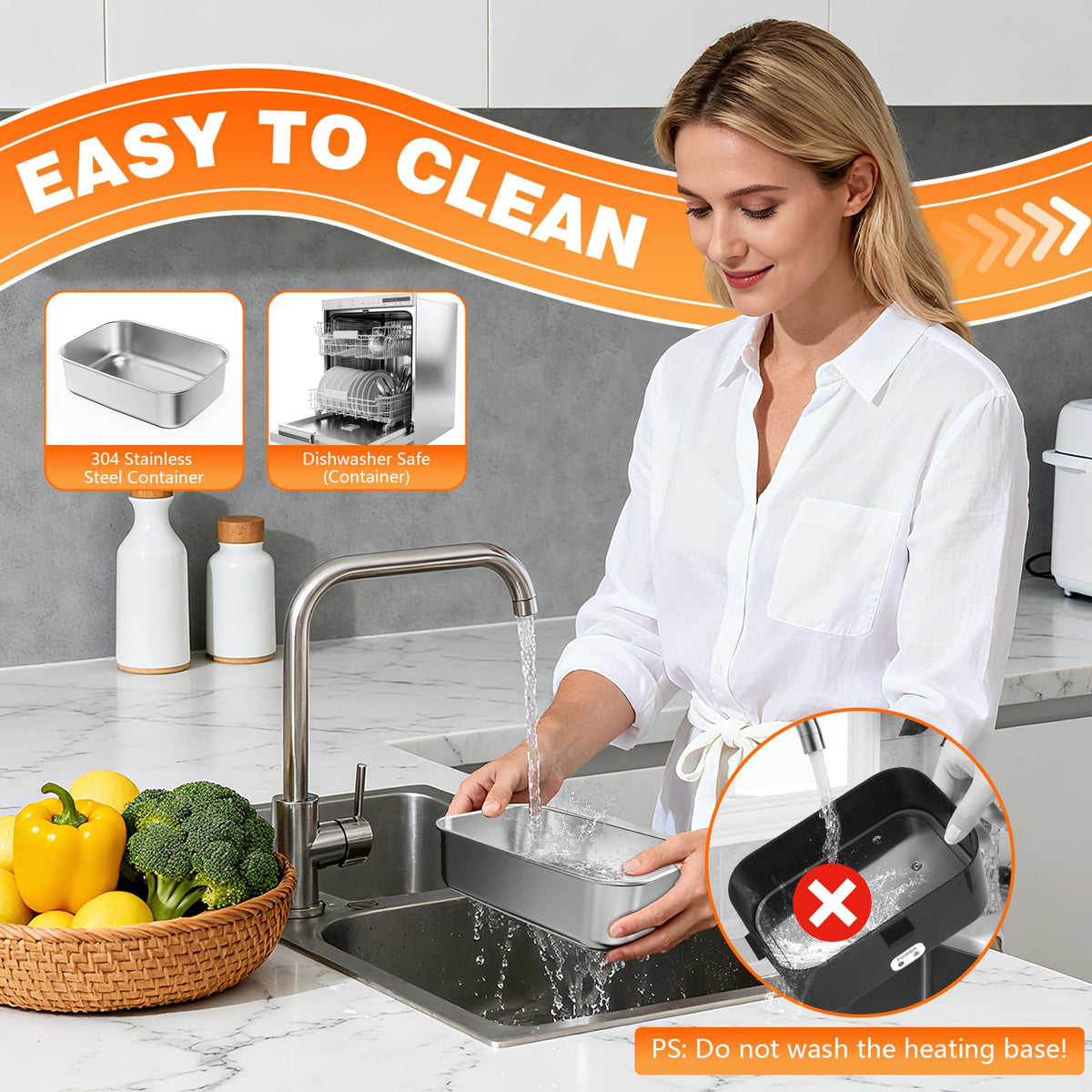 LISHZEN complete set including lunch box, bag, utensils, and cords