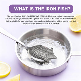 Lisol Iron Fish infuses iron into water during cooking.