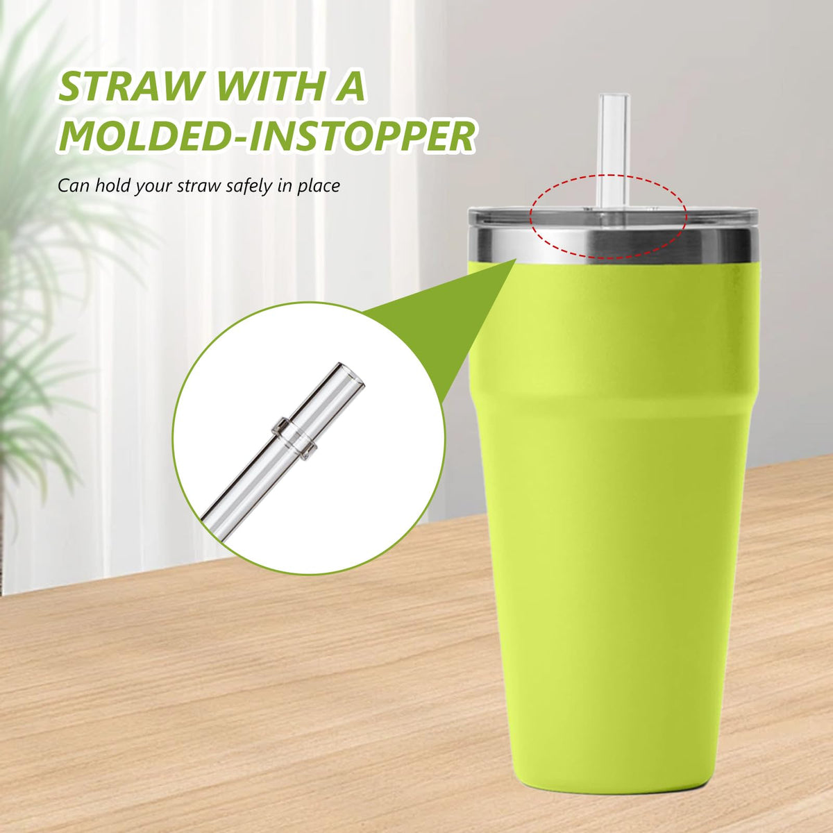 LiStarUs shatter-resistant lid; durable daily-use addition.