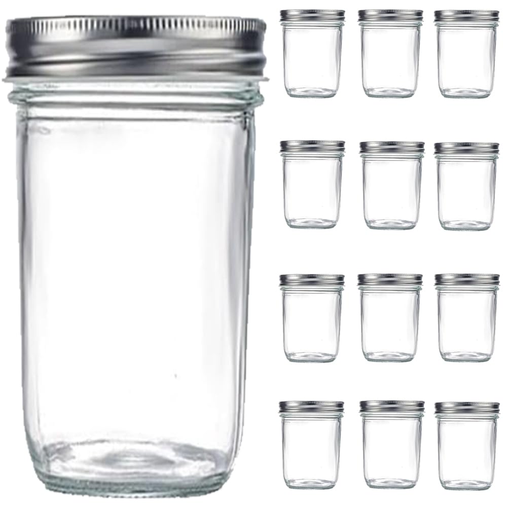 Lisuminglin 16oz jars ideal for pantry storage and portioned snacks.