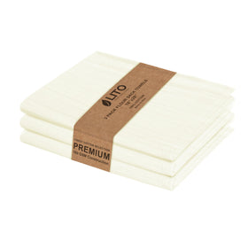 LITO Flour Sack Towel embroidery-ready surface for crafts and embroidery.