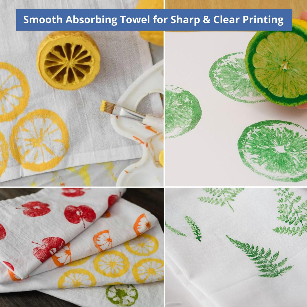 LITO Flour Sack Towels absorbent 160 GSM for quick kitchen drying