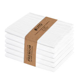 LITO Flour Sack Towels embroidery-ready surface for crafting and DIY projects