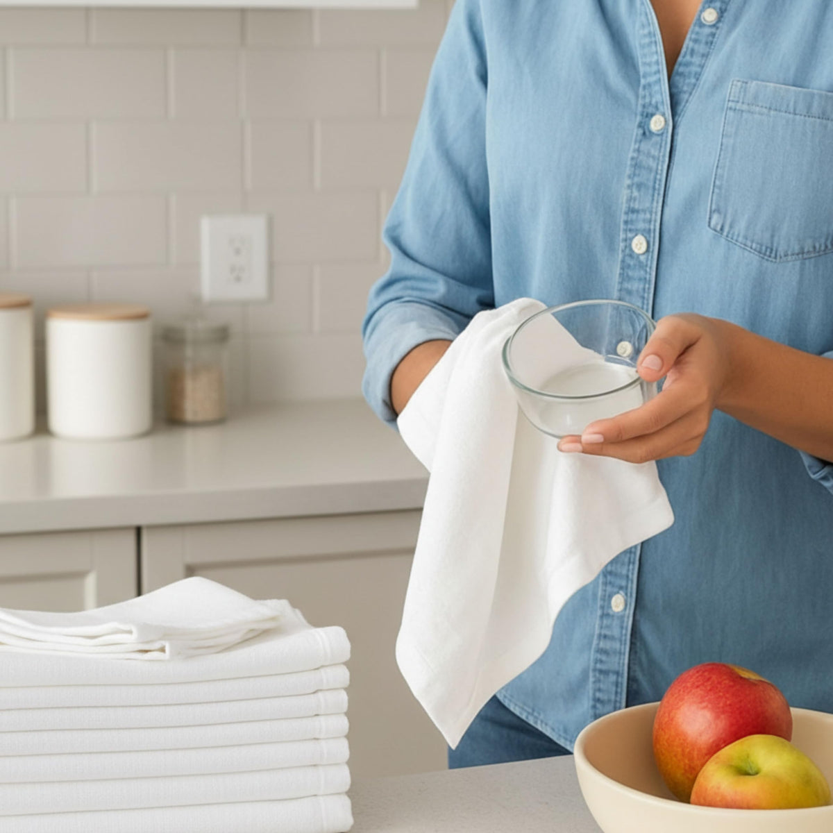 LITO Flour Sack Towels – machine-washable and durable for daily use.