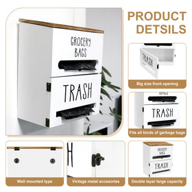 Liuceny double-layer design stores bags neatly for compact spaces.