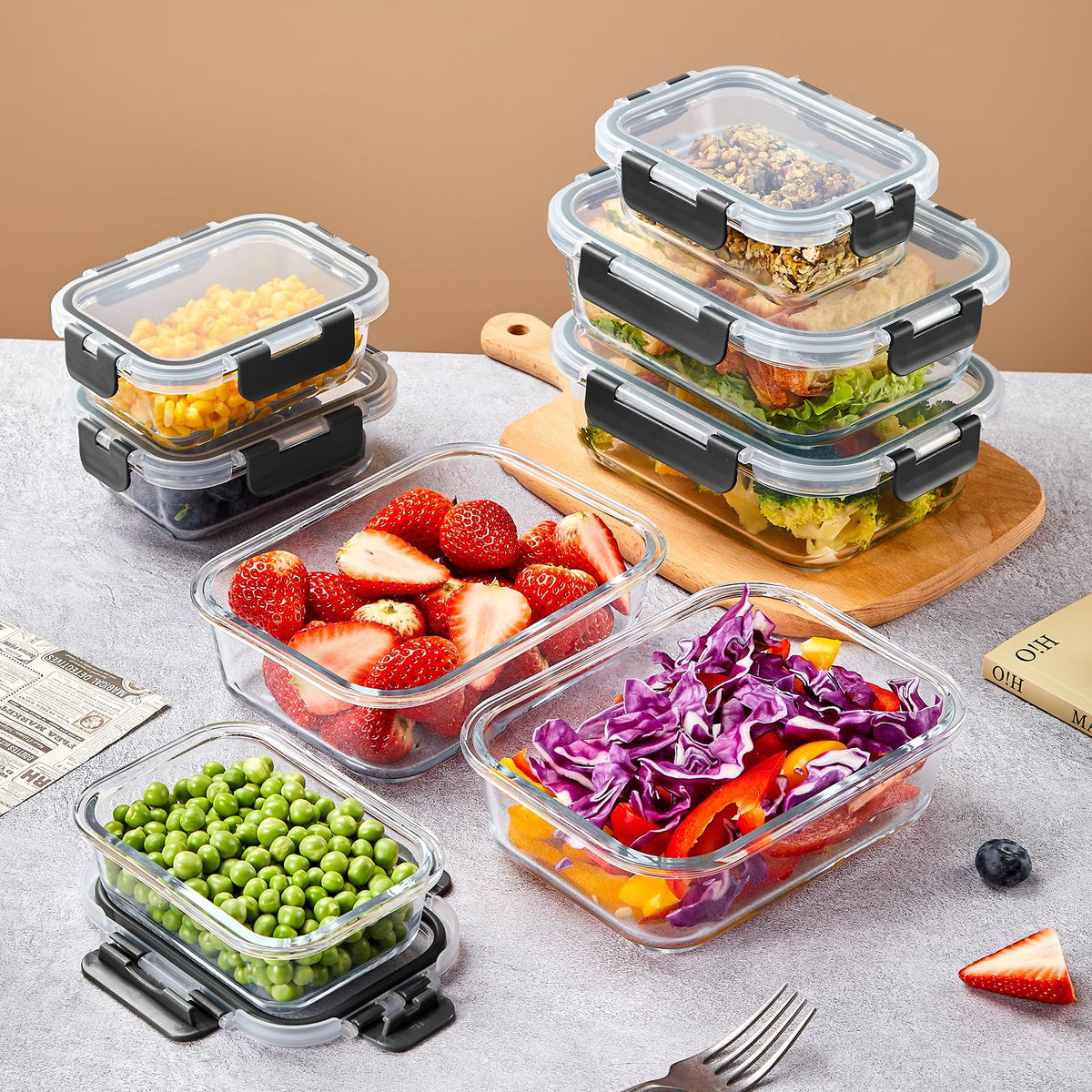 Liuruiyu BPA-free glass containers ensure safe, healthy storage.