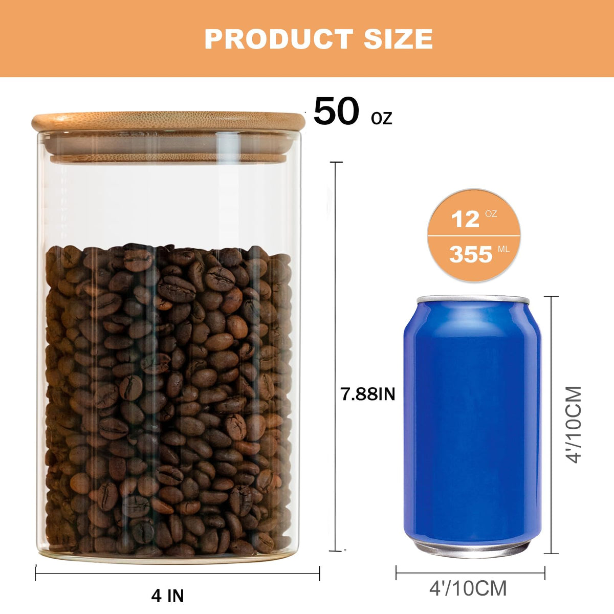 Liuruiyu clear glass storage shows contents for quick meal planning.