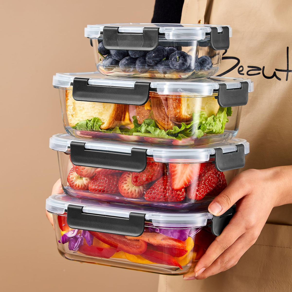 Liuruiyu leak-proof locking lids prevent spills during transport.