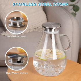 Liuruiyu pitcher with ergonomic handle ensures comfortable, controlled pouring.
