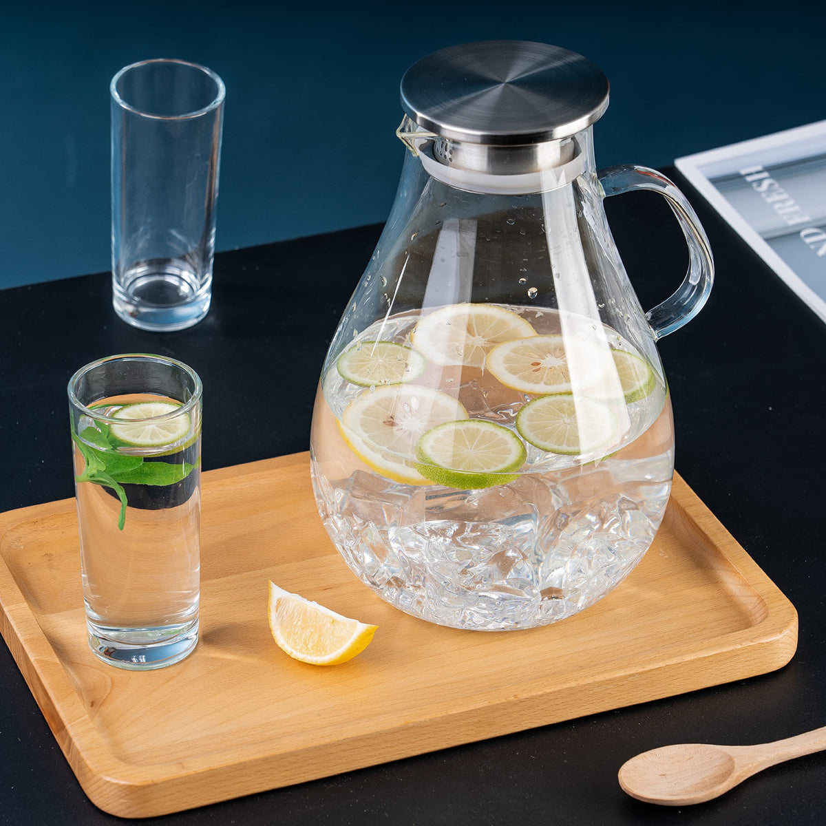 Liuruiyu pitcher is dishwasher safe for simple cleanup after gatherings.