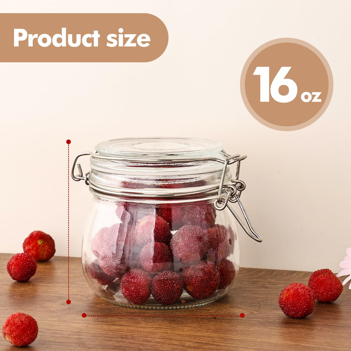 Six Liuruiyu jars in one set ideal for organized kitchen storage.
