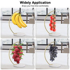 Livabber fruit hanger used for grapes or tomatoes, saving counter space.