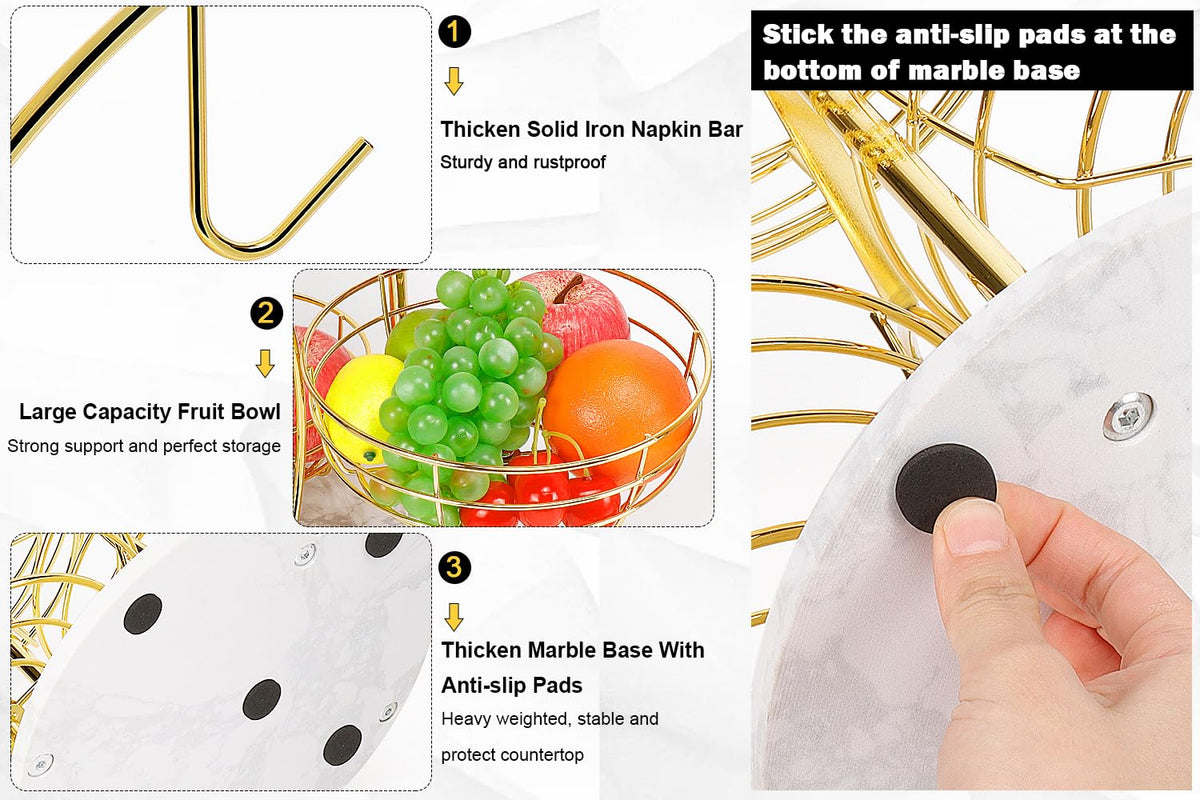 Livabber detachable organizer for flexible fruit and bread storage