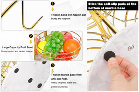 Livabber detachable organizer for flexible fruit and bread storage
