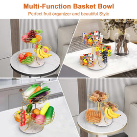 Livabber easy-assembly fruit basket ships with screws and guide