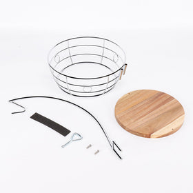 Livabber fruit storage for apples, pears, grapes, and bread on kitchen counter