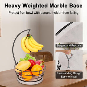 Livabber hanging banana hanger design adds style while keeping bananas within reach.