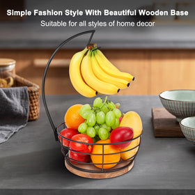 Livabber kitchen-dining display on table showing convenient fruit storage.