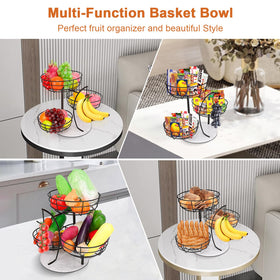 Livabber multi-purpose-storage for fruit, vegetables, bread, and snacks.