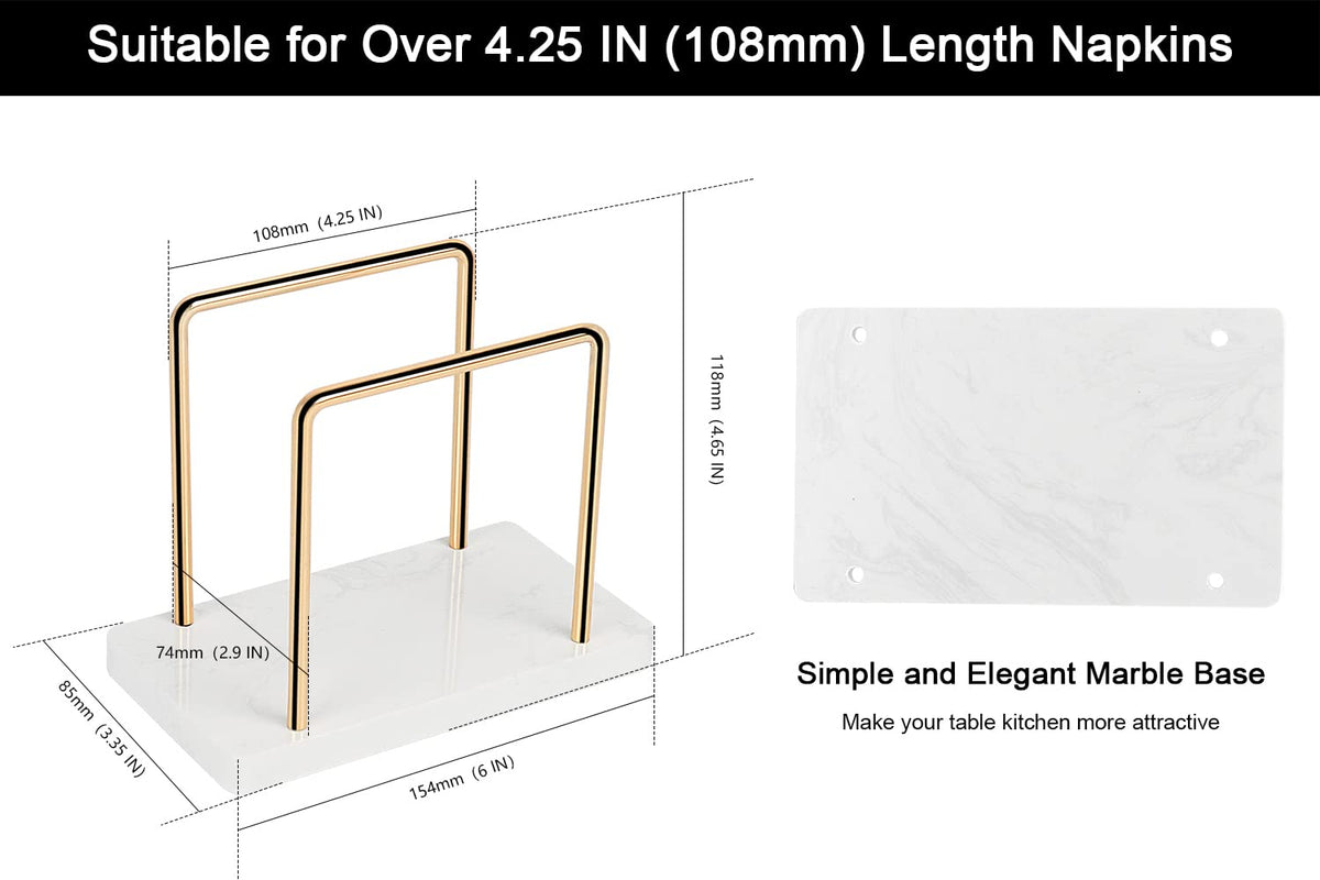 Livabber standing napkin holder design keeps napkins neatly organized at hand