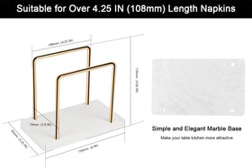 Livabber standing napkin holder design keeps napkins neatly organized at hand