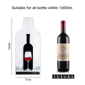 LIVEBAY lightweight bottle protector ready for carry-on and checked luggage