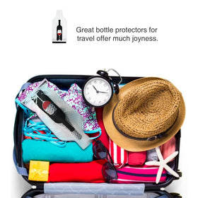 LIVEBAY olive oil bottle sleeve safeguards fragile glass during airport travel